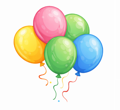 Farebné balóny – mix farieb